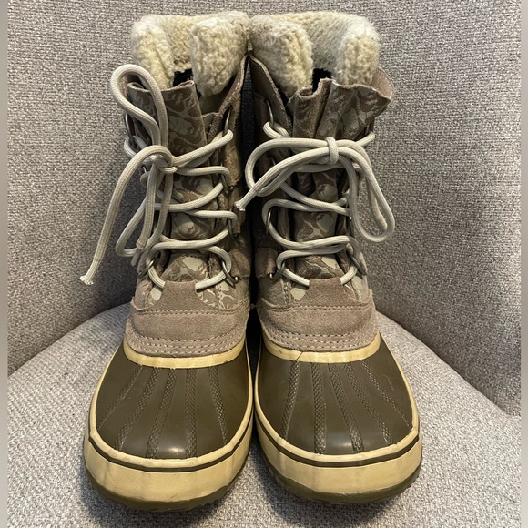 SOREL- Women's Green 1964 PAC Waterproof Snow Boots size 10 - Picture 3 of 6